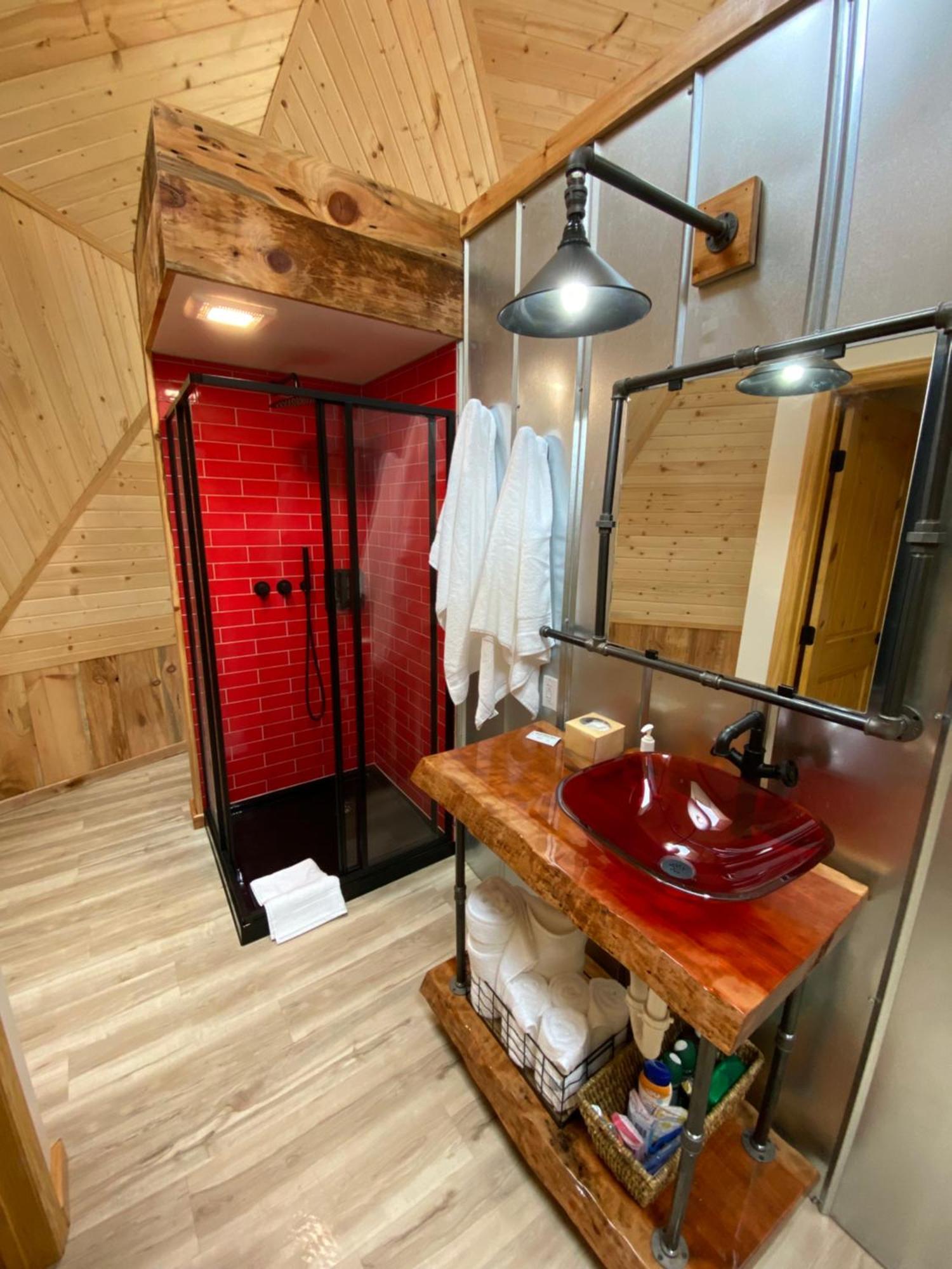 Natahala Glamping Red Dome #23 Villa Topton Dış mekan fotoğraf
