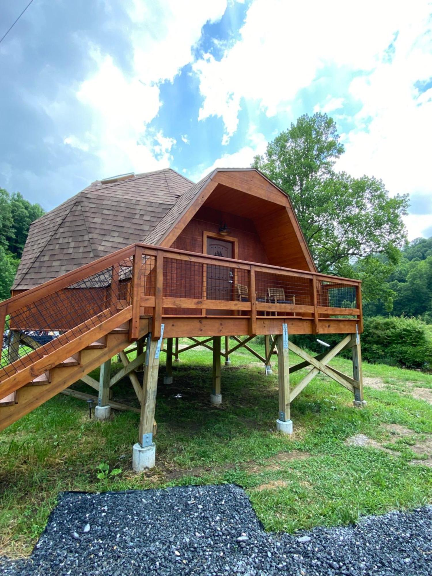 Natahala Glamping Red Dome #23 Villa Topton Dış mekan fotoğraf